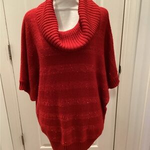 ALYX Elegant Scarlet Cowl Neck Sweater ( Size:1X)